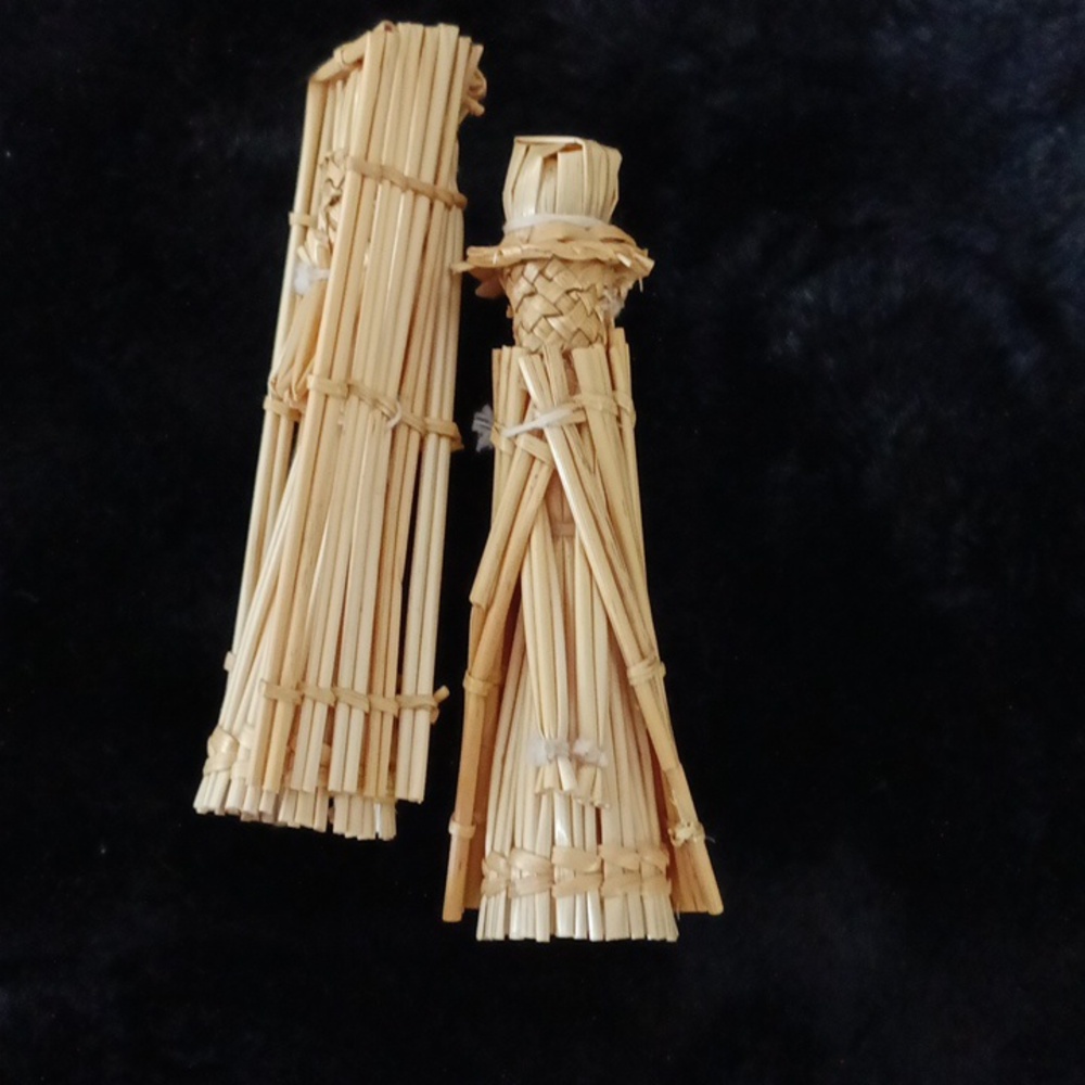 Handcrafted Straw Nativity Set Vintage EXTREMELY RARE - Picture 11 of 15